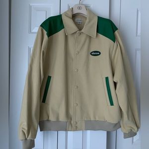 Sienne Patch Varsity Jacket (beige)